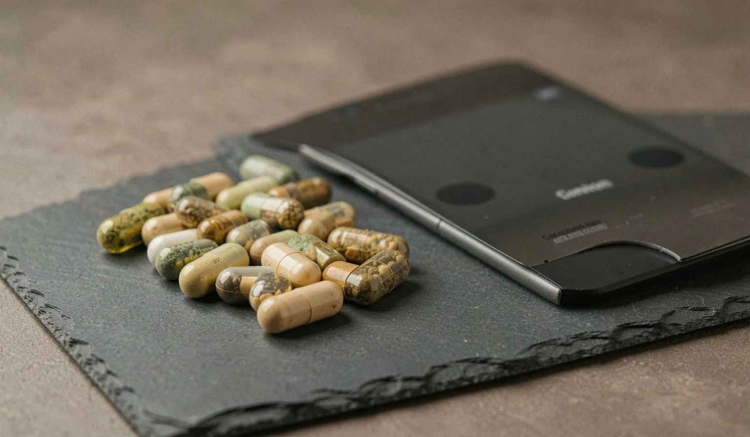 Natural nutrient capsule specimen